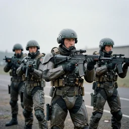 band of brothers futuristic soldiers epic photo 35 mm
