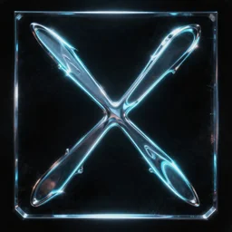 neon, dramatic, dark, glow metal album cover.