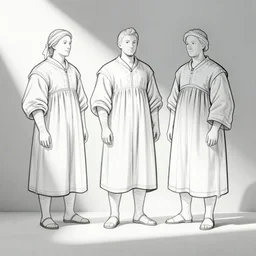clean outlines of las meninas, line art, white background