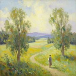 an amazing painting by Thomas kinkade, landscape
