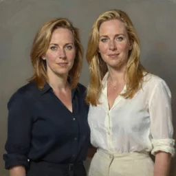 gillian anderson painted by arthur suydam, trending on artstation