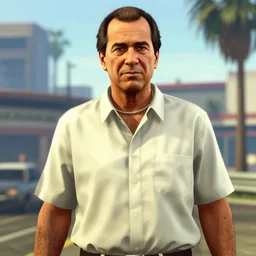 george bush in the style of gta 5