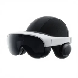 futuristic ar glasses, product design, rear behind angle, back of head, product photography, hyper - detailed, 8 k, octane render, white background
