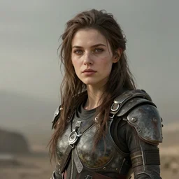 a photorealistic portrait, stunningly beautiful post - apocalyptic girl, professionally retouched, soft lighting, hyper realistic, beautifully detailed, wide angle, sharp focus, 8 k high definition, 6 4 megapixels, insanely detailed, stunningly beautiful