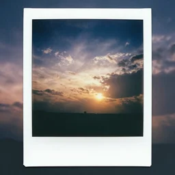 polaroid of a dream double exposure