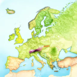 map of nordic countries