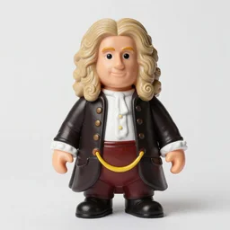 isaac newton as mcdonalds happy meal toy