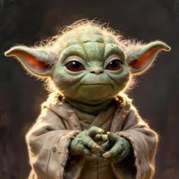 portrait of yoda by greg rutkowski in the style of egon schiele