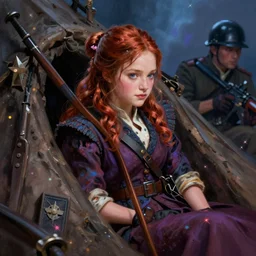 katniss everdeen in a trench, world war 1, extremely detailed digital painting, in the style of fenghua zhong and ruan jia and jeremy lipking and peter mohrbacher, mystical colors, rim light, beautiful lighting, 8 k, stunning scene, raytracing, octane, trending on artstation