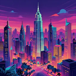 psychedelic city,