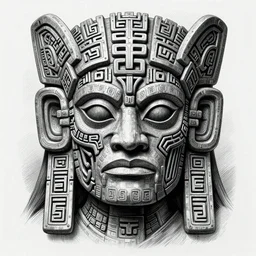 ancient biomechanical hybrid aztec fantasy beautiful shaman symmetrical human face immortal mask tattoo pattern concept, teonanacatl glyph, intricate artwork by, Johnatan Wayshak, Zdizslaw Beksinski, face by Artgerm, H.R. Giger, very coherent artwork, cinematic, hyper realism, high detail, octane render, unreal engine, 8k, High contrast, higly detailed black ink outline, crosshatch sketch gradient