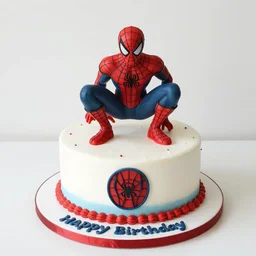 chinese knockoff spider - man birthday cake,