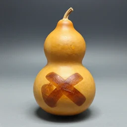 a gourd shaped to look like the amber heard intercross hybrid mix intercross hybrid mix