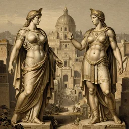 2 0 giant women body buildings creating a rare city at the kingdom of julius caesar, roman historic works, hyper - detailed, artstation trending, world renowned artists, historic artworks society, antique renewel, good contrast,, cgsociety, by greg rutkowski, by gustave dore, deviantart, 3 5 mm lens,