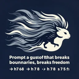 [ prompt a gust of wind that breaks boundaries, breaks fetters, frees freedom ] [ - h 7 6 8 ] [ - s 7 5 ] [ high detail vector art illustration ]