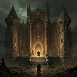 skyrim dungeon, digital art, 4k, masterpiece, atmospheric by greg rutowski
