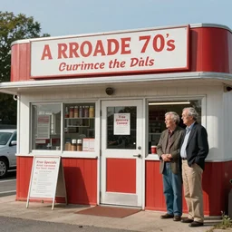 a roadside diner open since the 7 0 s in ohio. free coffee refills, daily specials, and a door you must never open, high quality high detail art by angus mcbride and norman rockwell and nc wyeth, hd, realistic, photorealistic lighting, modern supernatural horror.