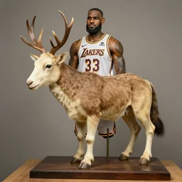 taxidermied lebron james