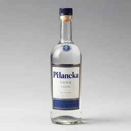a photo of a vodka bottle in a plique - a - jour enameling technique, 5 0. 0 mm