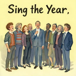 sing with me, sing for the year,, art by artgerm and greg rutkowski and moebius, 8 k