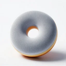 a Bluetooth speaker in the shape of a Donut, realistic render, octane bright archviz
