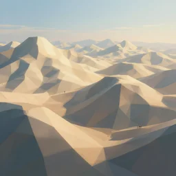 summer afternoons in the low - poly hills, the hills are made of polygons, diffuse lighting, fantasy, intricate, surrealism!!!!, highly detailed, lifelike, photorealistic, digital painting, artstation, illustration, concept art, smooth, sharp focus, by greg rutkowski, chris tulloch mccabe, valentina remenar and asher duran,