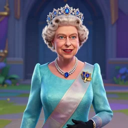 queen elizabeth, fortnite skin