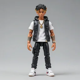 juice wrld as action figure very detailed 4 k quality super realistic