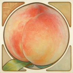 a peach, painting by richard schmid, john singer sargent, alphonse mucha