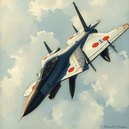 the fighter jet. highly detailed digital painting, watercolor, soviet realism, engraving, artstation, concept art, smooth, sharp focus, vivid grunge, manga illustration, unreal engine 5, 8, art by edward l cooper