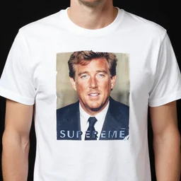 kennedy wore a superme t - shirt