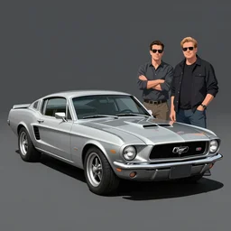 a detailed render of a cyberpunk 1 9 6 7 ford mustang fastback, vector art, art by john collier and albert aublet and krenz cushart and artem demura and alphonse mucha, cosmic, heavenly, god rays, intricate detail, cinematic, 8 k, cel shaded, unreal engine, featured on artstation, pixiv