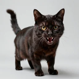 A horrifying, gouged out cat in the style of zdislav beksinski -9