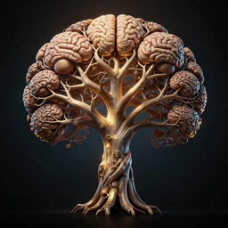 the holy grail, abstract, tree of life brains, cinematic masterpiece, beautiful lighting, very detailed, 4 k