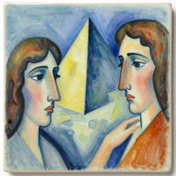 i stare into a reflection of my time expiring. emergence of desperate faces. fauvism, pyramids of hyperspace. as a fancy square ceramic tile