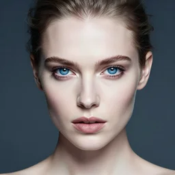 a highly detailed professional portrait of a female fairy, photo by annie liebovitz, beautiful pale model with intense blue eyes, dramatic lighting, otherworldly, fantasy art, iridescent colors, vibrant colors, fairy wings, fashion photography, intricate design, fae elements, detailed shiny hair, whimsical, atmospheric,