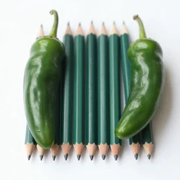 poblano pencils