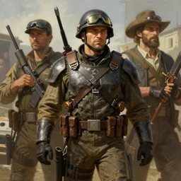 fallout 3 enclave soldier, socialist realism, highly detailed, digital painting, artstation, sharp focus, illustration, art by tan zi and ayanamikodon and alphonse mucha and wlop