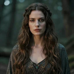 beautiful portrait of a female sorceress, 35mm, cinematic atmosphere, photorealistic, depth of field, style of irwing penn and steve mccurry