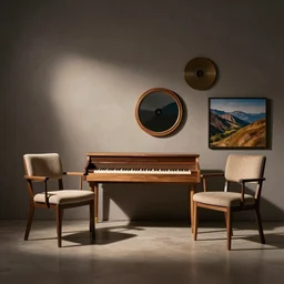 some beautiful furniture is rearranging itself according to the music