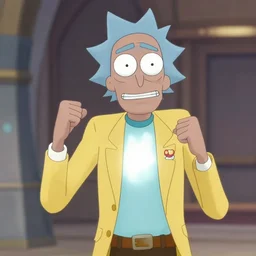 Rick Sanchez in one punch man 4K detailed super realistic