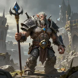 anduin wrynn as gigachad, epic scene, by greg rutkwoski, trending on artstation, incredibly detailed