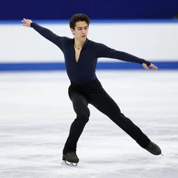 Adrian Martinez as ice skater