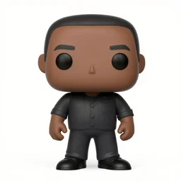 full body 3 d render of notorious big as a funko pop, studio lighting, white background, blender, trending on artstation, 8 k, highly detailed