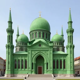 green mosque by hieronymus bosch