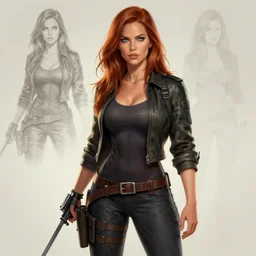 rachel cole punisher concept art