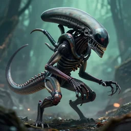 giger become a xenomorph