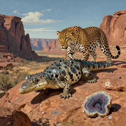 “ geoff darrow ” “ pushead ” leopard horror canyon sky phytosaur agate geode skin 1 0 2 4 x 1 0 2 4
