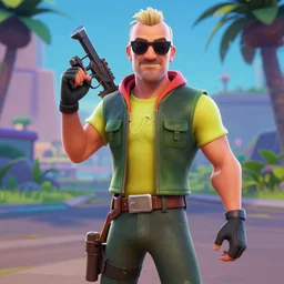 saul goodman in fortnite, hd screenshot