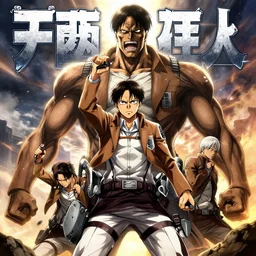 Jerma!!!!!!!!!!!!!!!!!!!!!!!!!!! as the colossal titan, attack on titan cover art!!!!!